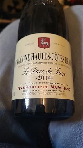 Borgoña No especificado Jean-Philippe Marchand Le Parc de Faye 2014