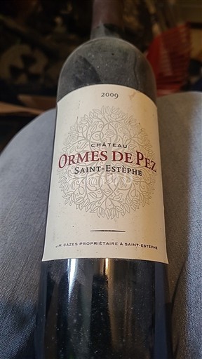Burdeos Saint-Estèphe Château Ormes de Pez 2009
