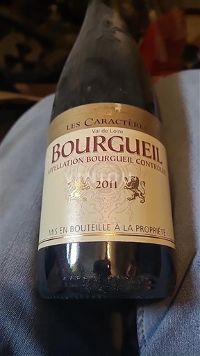 Loire Valley Bourgueil Les Caractères 2011