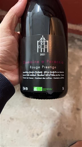 Korzika Ajaccio Domaine A Peraccia Rouge Prestige 2021