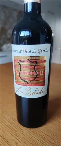Viner Rouge sec La Bolida Château Or et de Gueules 2018 Frankrike Rhônedalen Costières-de-Nîmes AOC