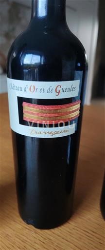 Rhônedalen Costières-de-Nîmes Château Or et de Gueules Trassegum 2017