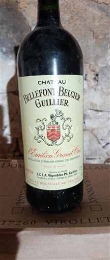 Bordeaux Saint-Émilion Grand Cru Château Bellefont-Belcier Guillier 2009