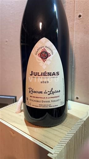 Beaujolais Juliénas Vignoble Daniel Voluet Réserve de Lucas 2023