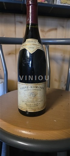 Borgoña Vosne-romanée Premier Cru Leroy Les Malconsorts 1928