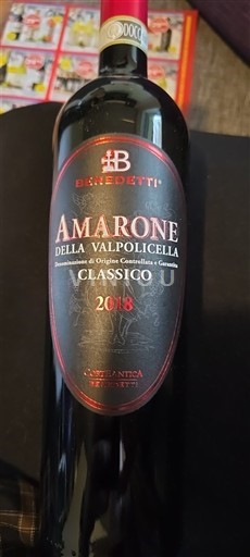 Benecija Amarone della Valpolicella Benedetti Classico 2018