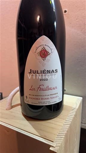 Beaujolais Juliénas Vignoble Daniel Voluet Les Fouillouses 2022