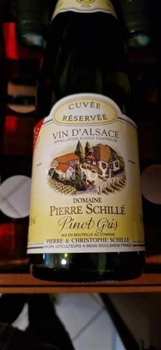 Alsace Domaine Pierre Schillé Réservée 2020