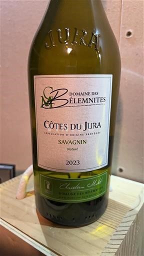 Jura Côtes-du-jura Domaine S Bélemnites Savagnin Nature 2023
