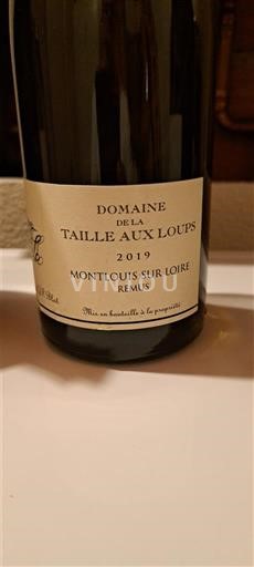 Vallée de la Loire Montlouis-sur-loire Domaine La Taille aux Loups Rémus 2019