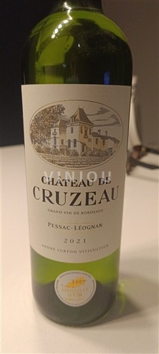 Бордо Пессак-Леоньян Château Cruzeau 2021