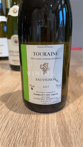 Dolina Loare Touraine Alexandre Beuchert Sauvignon 2017