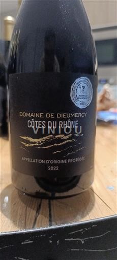 Rhônedalen Côtes du Rhône Domaine Dieumercy 2022