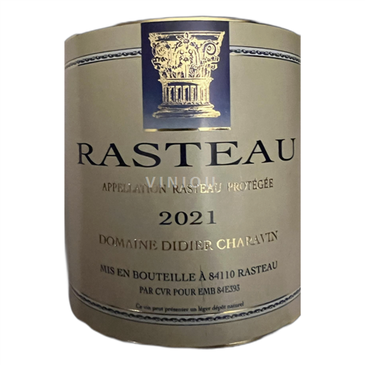 Thung lũng Rhône Rasteau Domaine Didier Charavin 2021