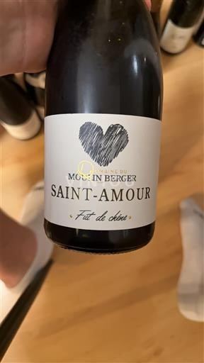 Beaujolais Saint-Amour Domaine Moulin Berger Fût de chêne Ohne Jahrgang