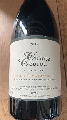 South West Côtes-du-Marmandais Elian Da Ros Chante Coucou 2019