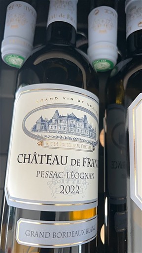 Bordeaux Pessac-Léognan Château France 2022