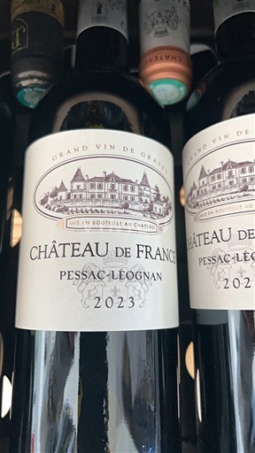 Bordeaux Pessac-Léognan Château France 2023