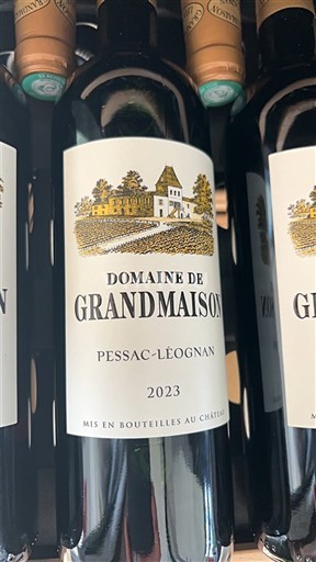 Bordeaux Pessac-Léognan Domaine Grandmaison 2023