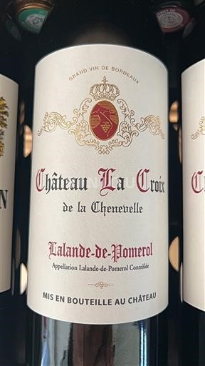 Bordeaux Lalande-de-Pomerol Château La Croix de la Chenevelle 2023