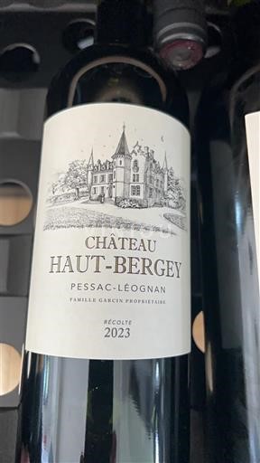 Bordeaux Pessac-Léognan Château Haut-Bergey 2023
