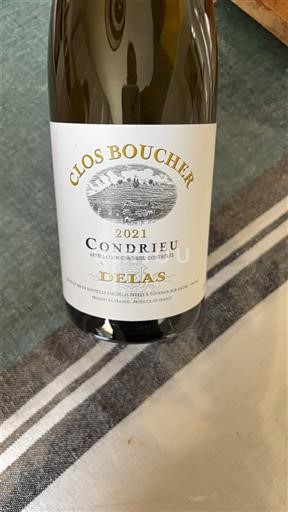 Rhône Valley Condrieu Delas Clos Boucher 2021