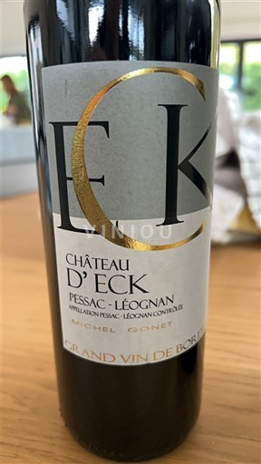 Bordeaux Pessac-Léognan Château Eck 2019