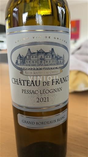 Bordeaux Pessac-Léognan Château France 2021