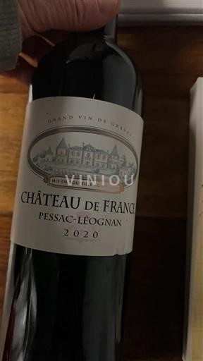 Burdeos Pessac-Léognan Château France 2020