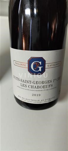 Bourgogne Nuits-saint-georges Premier Cru Philippe Gavignet Les Chaboeufs 2019