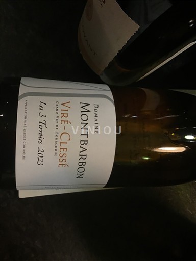 Bourgogne Viré-clessé Domaine Montbarbon Les 3 Terroirs 2023