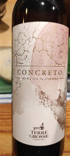 Veneto Venetien Terre Grosse Concreto Manzoni in Anfora Icke årgångsbetecknad