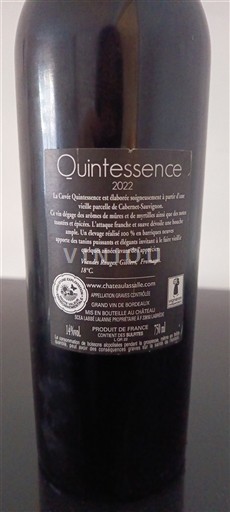 Burdeos Graves Château Lassalle Quintessence 2022