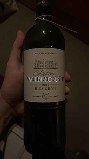 Burdeos Entre dos mares Château Vermont Réserve 2016
