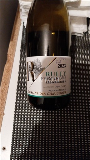 Borgoña Rully Premier Cru Domaine S Chauchoux Les Margotés 2023