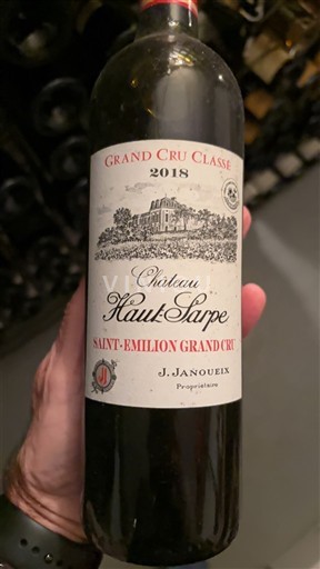 Bordeaux Saint-Émilion Grand Cru Grand Cru Château Haut-Sarpe 2018