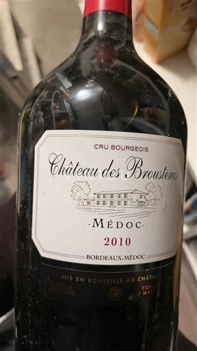 Bordeaux Médoc Château S Brousteras 2010
