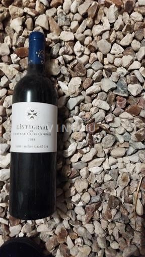Bordeaux Saint-Émilion Grand Cru Grand Cru Château Clos Cormeil L'Intégraal 2014