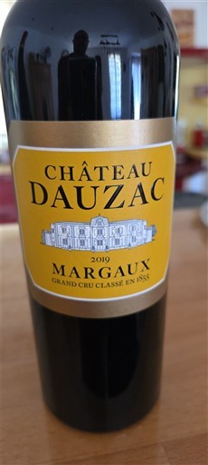 Bordeaux Margaux Grand Cru Dauzac 2019