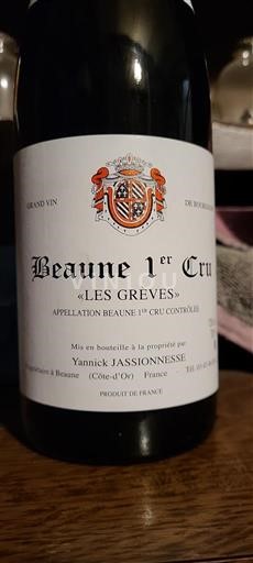 Burgundija Beaune Premier Cru Yannick Jassionnesse Les Grèves 2023