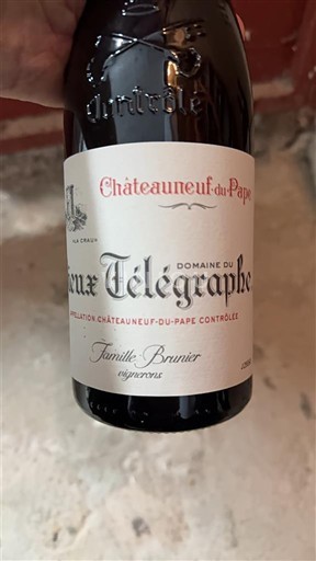 Rhônetal Châteauneuf-du-Pape Domaine Vieux Télégraphe La crau 2020