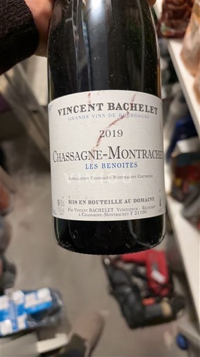 Borgoña Chassagne-Montrachet Vincent Bachelet Les Benoites 2019