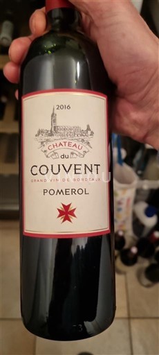Bordéus Pomerol Château Couvent 2016