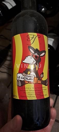 Languedoc ja Roussillon Katalonianrinteet Vignerons de Fourques Le Catalan Ei vuosikertaa