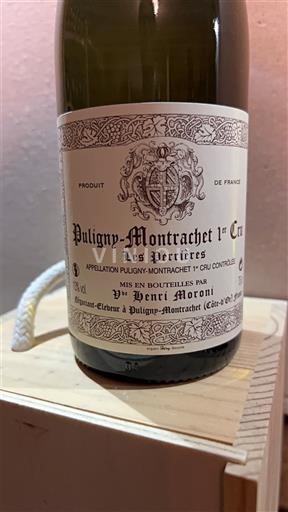 Bourgondië Puligny-Montrachet Premier Cru Domaine Henri Moroni Les Perrières Niet-geïntegreerd