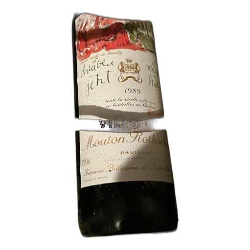 Bordéus Pauillac Grand Cru Château Mouton Rothschild 1989