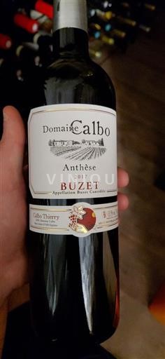 South West Buzet Domaine Calbo Anthèse 2017