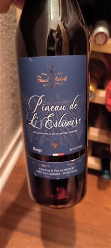 Poitou-Charentes Pineau-des-Charentes Famille Robert Pineau de L'Estuaire Não Sazonado
