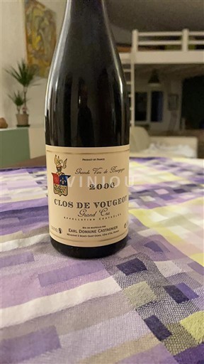Burgundy Clos-de-Vougeot Grand Cru Domaine Earl Domaine Castagnier 2006