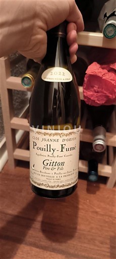 Údolí Loiry Pouilly-fumé Gitton Père et Fils Clos Joanne d'Orion 2022
